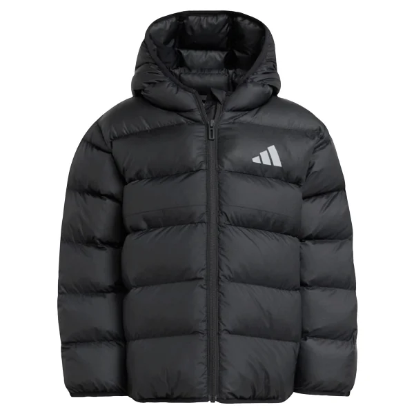 Adidas Synthetic Down Jm8864-Jl7430 Kapüşonlu Siyah Çocuk Şişme Mont - Görsel 9