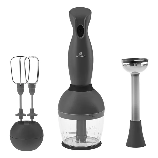 Emsan Profoodmix 1000 W Space Gray Blender Seti - Görsel 8