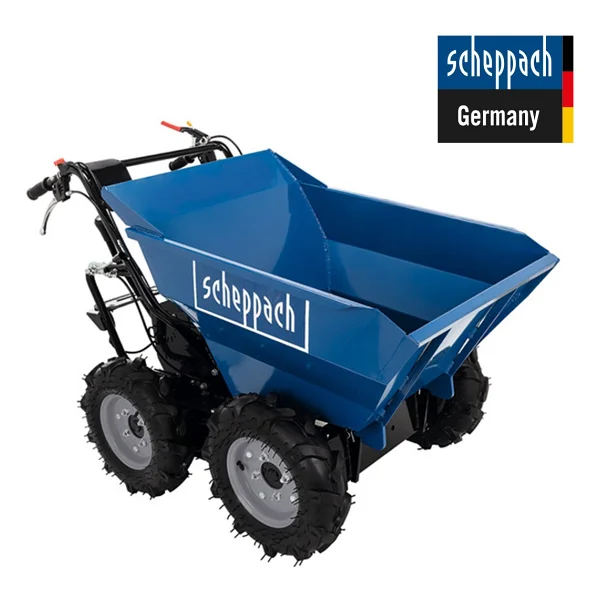 Scheppach Dp3000 Benzinli Mini Dumper 4x4 5.6 Hp 300 Kg Kapasiteli (Harç-Toprak-Kum Taşıma) - 5908802903 - Görsel 5