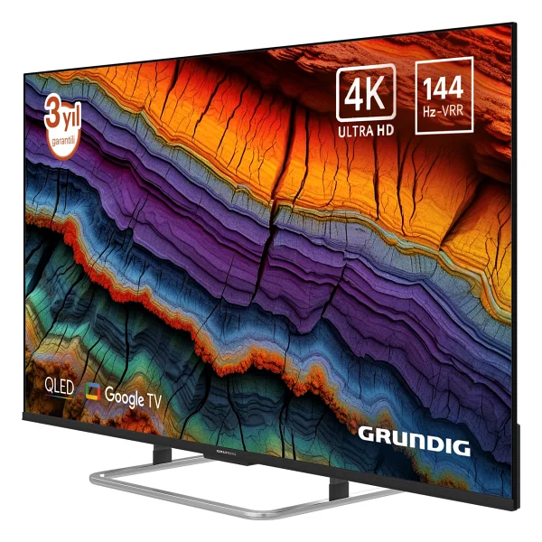Grundig 75 Gq 800a 4K Ultra HD 75" 190 Ekran Uydu Alıcılı Google Smart QLED TV - Görsel 2