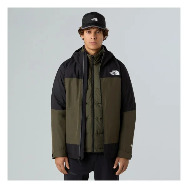 The North Face Mountain Light Triclimate Gore-Tex NF0A84FCBQW1 Kapüşonlu Yeşil Erkek Outdoor Mont - Görsel 6