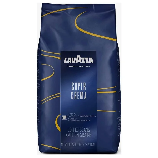 Lavazza Super Crema 1 kg Çekirdek Kahve Brezilya Menşeli Fındık ve Esmer Şeker Lezzeti - Görsel 2