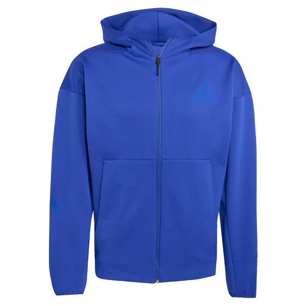 Adidas Z.N.E. Kapüşonlu Ka0694 Mavi Erkek Eşofman Üstü - Görsel 7