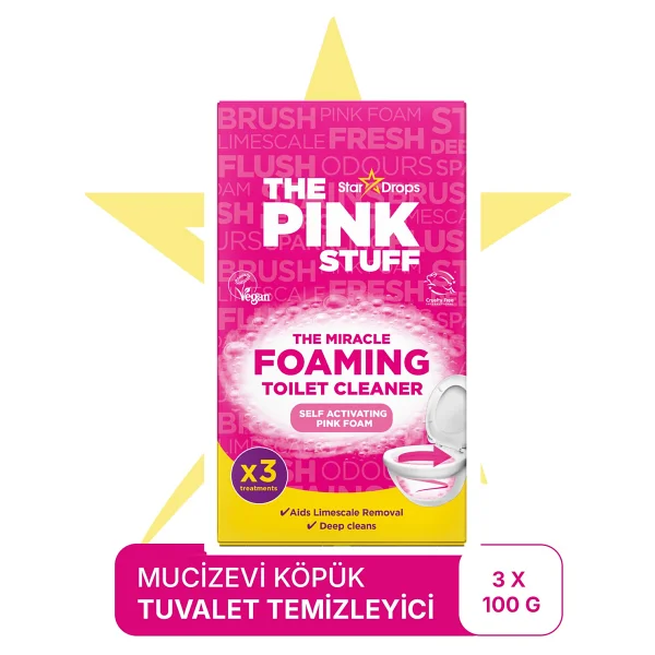 The Pink Stuff Mucizevi Tuvalet Temizleyici 750ml + Köpüren Tuvalet Temizleyici 3 Adet - Görsel 4