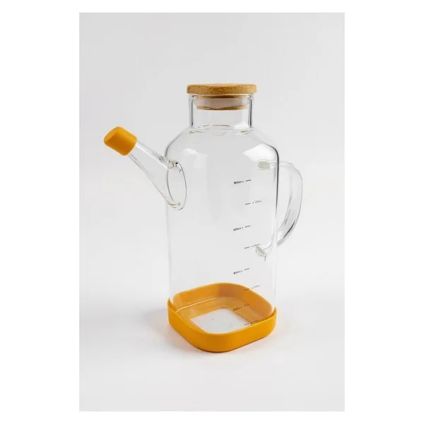Bambum Petto Bambu Kapaklı 800 Ml Yağdanlık - Görsel 5