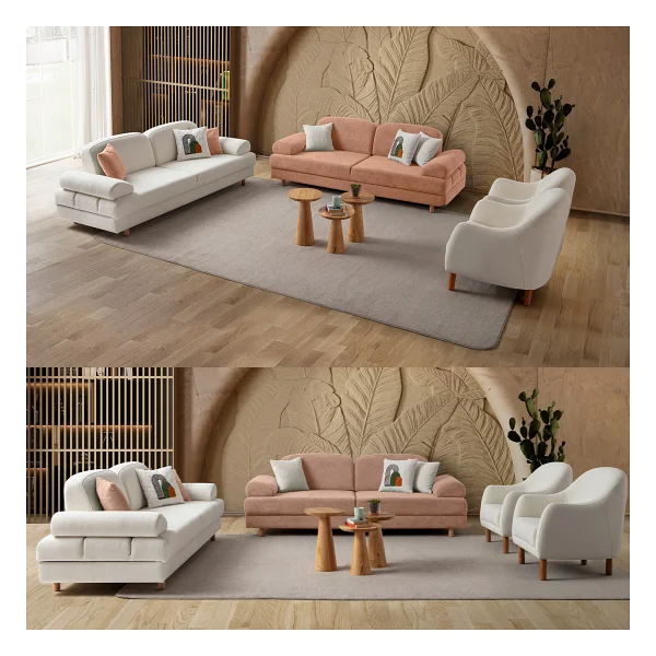 Eymense Aries Yataklı Sandıklı Koltuk Takımı 3+3+1+1 Yeşil - Görsel 7