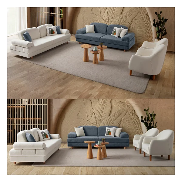 Eymense Aries Yataklı Sandıklı Koltuk Takımı 3+3+1+1 Yeşil - Görsel 10