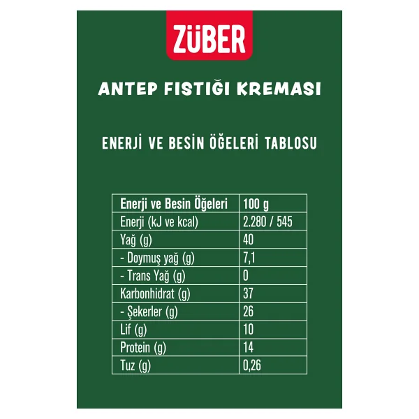 Züber Nutzilla Kakaolu Fındık Kreması 315 Gr - Görsel 2