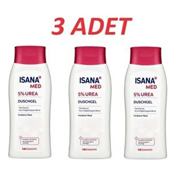 Isana Med Vücut Losyonu 5.5% Üre Kuru Ciltler İçin Nemlendirici 750 Ml 3 Adet - Görsel 2