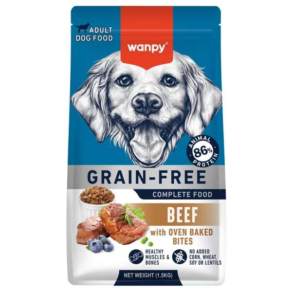 Wanpy Sığır Etli 1.5 Kg Yetişkin Köpek Maması - Görsel 9