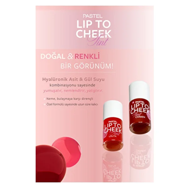 Pastel Lip To Cheek Tint Lolita Ruj Ve Allık - Görsel 9
