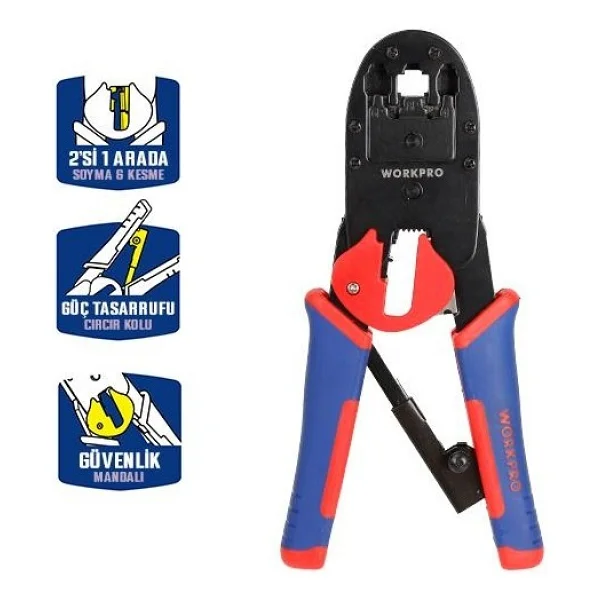 Workpro Wp292001 Konnektör Sıkma Pensesi - Görsel 6