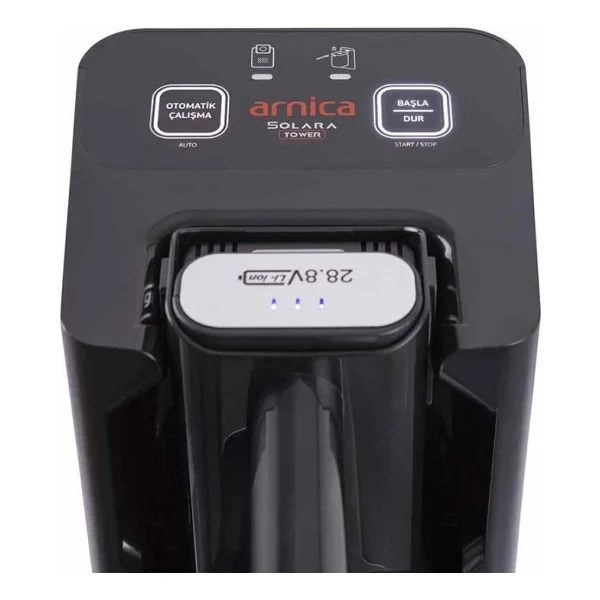 Arnica Solara Tower Et13490 Islak Kuru Şarjlı Dikey Süpürge - Görsel 8