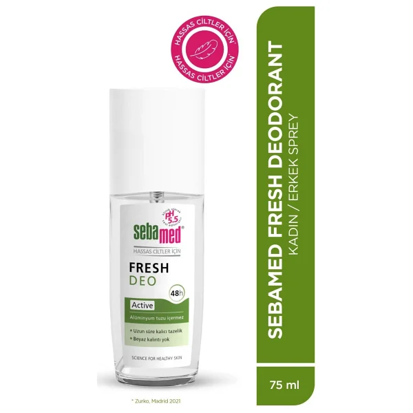 Sebamed Fresh Deo Active 75 Ml Deodorant - Görsel 5