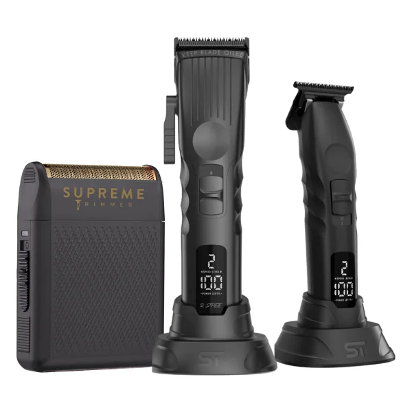 Supreme Trimmer Beyaz 2spee Trimmer & Clipper Tıraş Makinesi - Lcd Göstergeli, Ultra Sessiz - Görsel 8