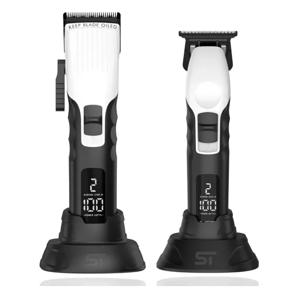 Supreme Trimmer Beyaz 2spee Trimmer & Clipper Tıraş Makinesi - Lcd Göstergeli, Ultra Sessiz - Görsel 3