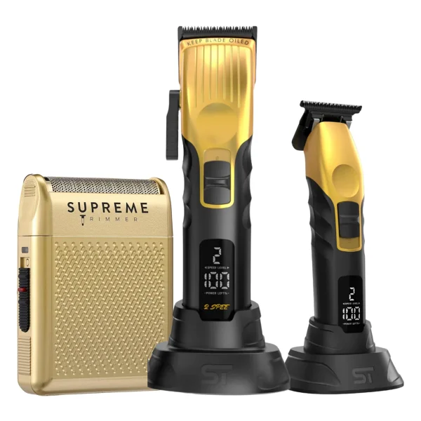 Supreme Trimmer Beyaz 2spee Trimmer & Clipper Tıraş Makinesi - Lcd Göstergeli, Ultra Sessiz - Görsel 7