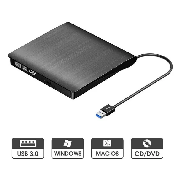 Pop-Up USB 3.0 Harici DVD-Rw Optik Sürücü Beyaz - Görsel 8