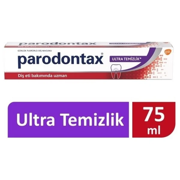 Parodontax Ultra Temizlik 75 Ml Florürlü Diş Macunu - Görsel 3