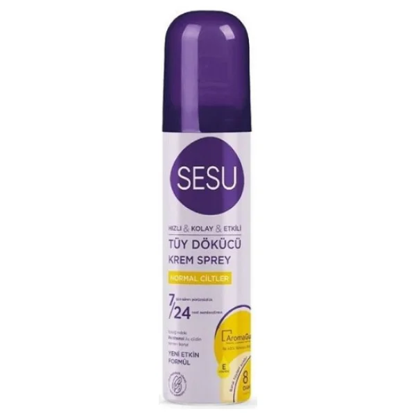 Sesu Tüy Dökücü Krem Sprey Tüm Ciltler 150 Ml - Görsel 3