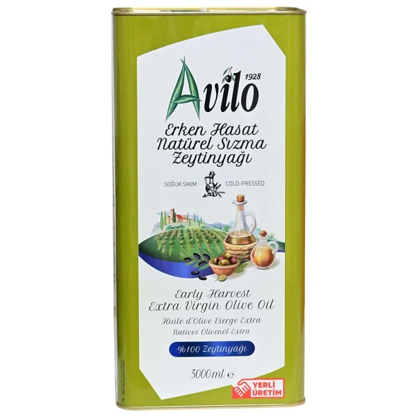 Avilo Soğuk Sıkım Natürel Sızma Zeytinyağı 5 Lt - Görsel 3