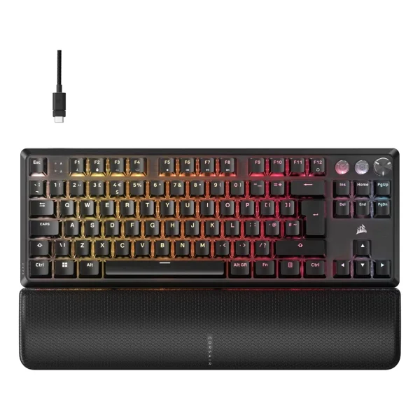 Corsair K70 Pro Ch-911911g-Tr Siyah RGB Tkl Mgx V2 Switch Kablolu Mekanik Oyuncu Klavyesi - Görsel 6