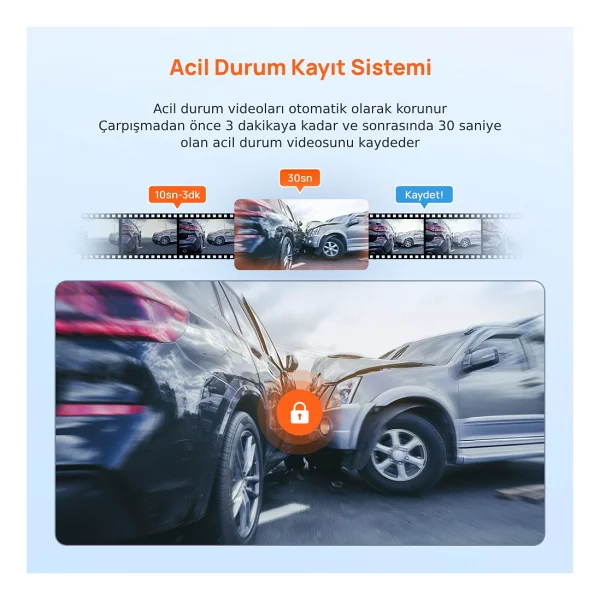 70mai A410 Full HD Ön Ve Arka Araç Kamerası Seti - Görsel 2