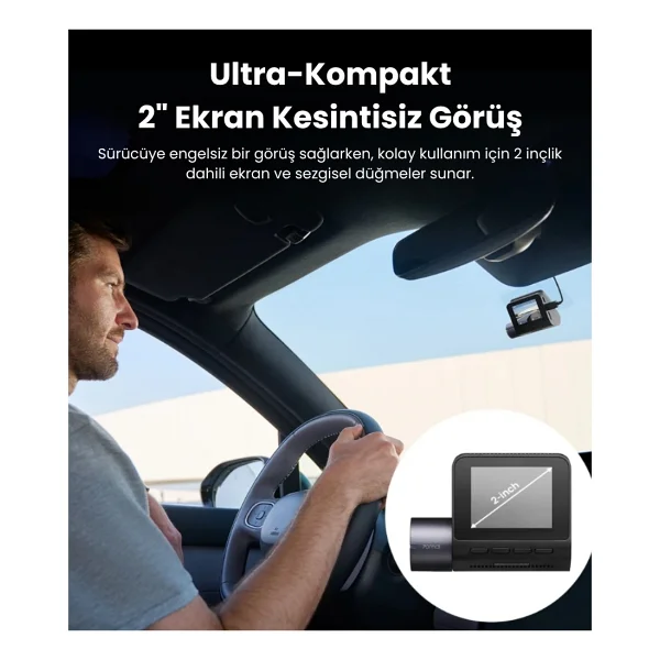 70mai A410 Full HD Ön Ve Arka Araç Kamerası Seti - Görsel 8