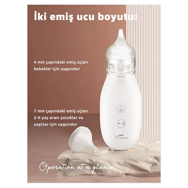 Bebebao Bebek Burun Aspiratörü - Görsel 4