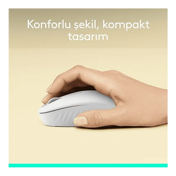 Logitech Mk250 920-013529 Beyaz Kablosuz Klavye Mouse Seti - Görsel 6