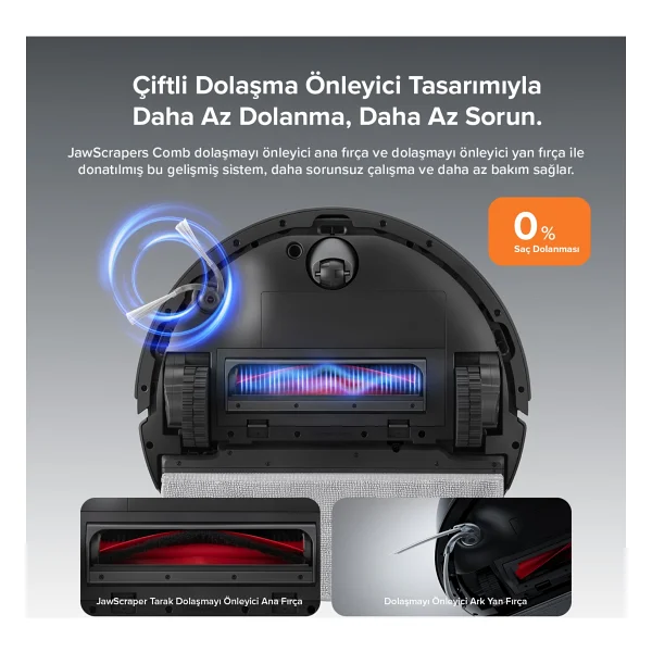 Roborock Q8 Max Pro Siyah Akıllı Robot Süpürge - Görsel 4