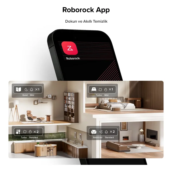Roborock Q8 Max Pro Siyah Akıllı Robot Süpürge - Görsel 8