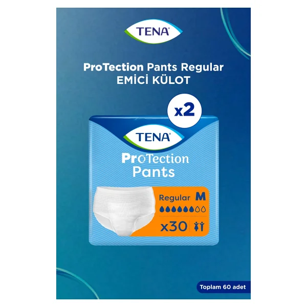 Tena Emici Külot Regular 6 Damla Orta Boy M 30'lu 2 Adet Hasta Bezi - Görsel 7