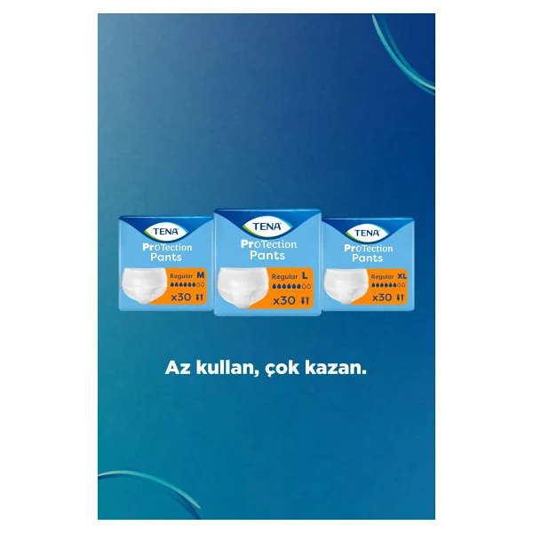 Tena Emici Külot Regular 6 Damla Orta Boy M 30'lu 2 Adet Hasta Bezi - Görsel 6