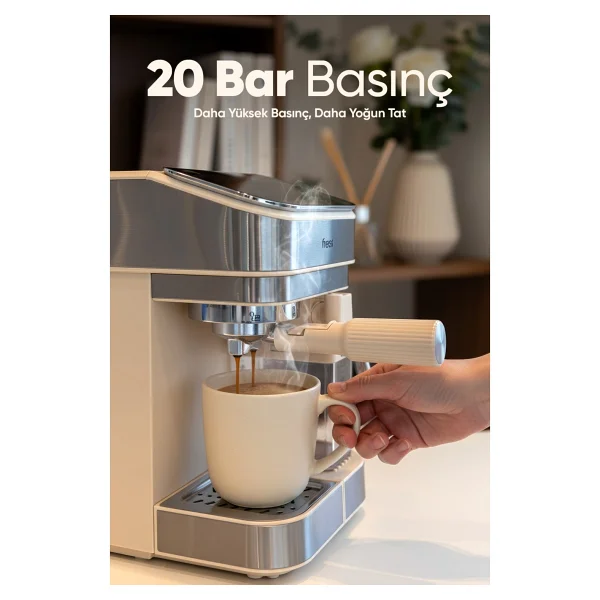 Fressi Em-02 Yarı Otomatik Espresso Makinesi - Görsel 10