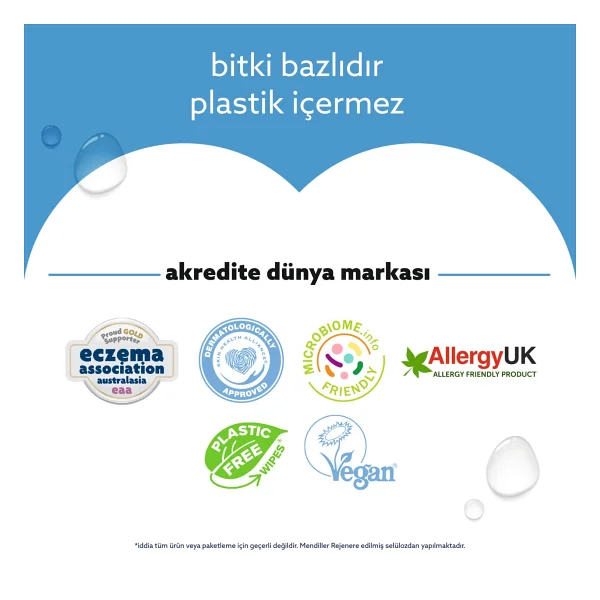 Waterwipes Sensitive Yenidoğan 60 Yaprak 4'lü Paket Islak Mendil - Görsel 3