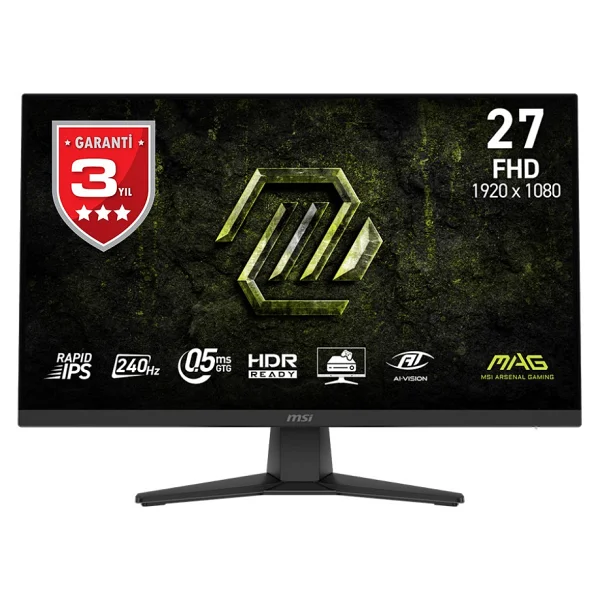Msı Mag 272f X24 27" 0.5 Ms Full HD Ips 240 Hz Oyuncu Monitörü - Görsel 4