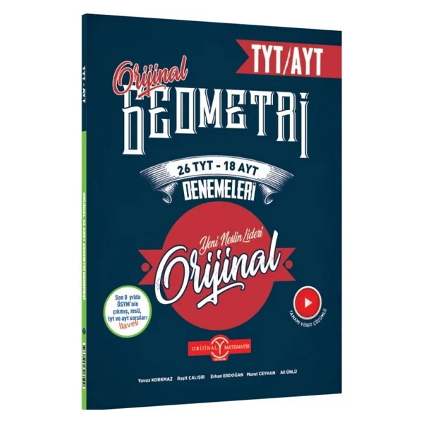 Orijinal Yayınları Tyt-Ayt Geometri 26 Tyt 18 Ayt Deneme - Görsel 2