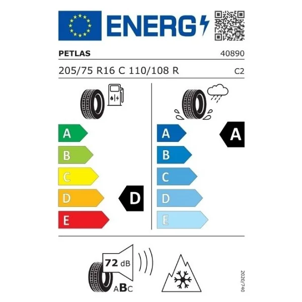 Petlas Full Grip Pt925 205/75 R16c 110/108r Kış Lastiği - Görsel 2