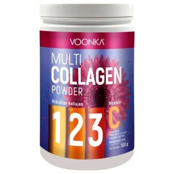 Voonka Multi Collagen Powder 300 Gr Toz - Görsel 3