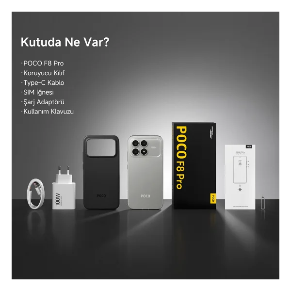 Poco F8 Pro 512 GB Siyah - Görsel 2