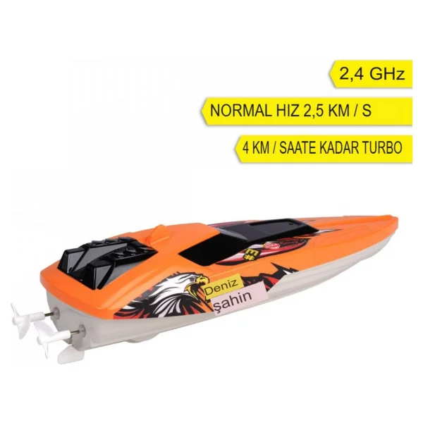 Dickie Uzaktan Kumandalı Sea Hawk Tekne Turuncu - Görsel 4
