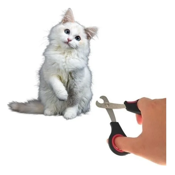 Ollevra Büyük Irk Köpek Kedi Çelik Uçlu Evcil Hayvan Tırnak Makası Pati Bakım Aleti Ergonomik Kaymaz - Görsel 3