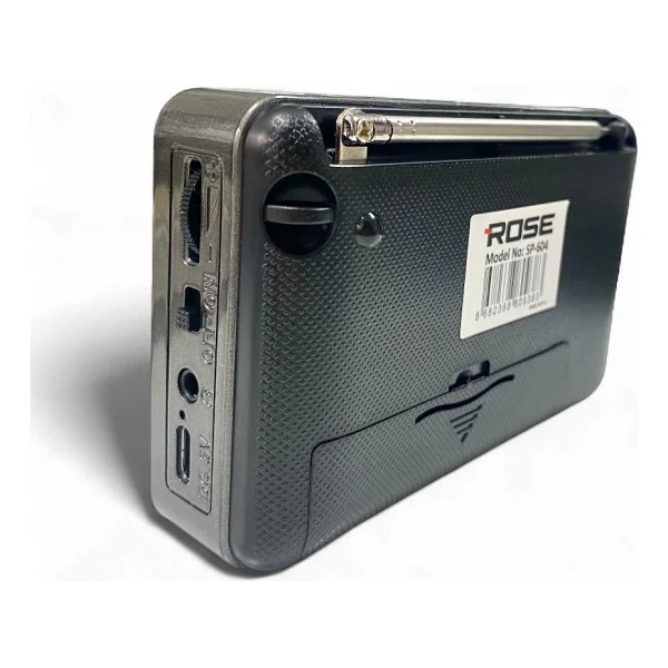 Rose Sp-604 Şarjlı Bluetooth Wirelles Fm Radyo Hoparlör - Görsel 4