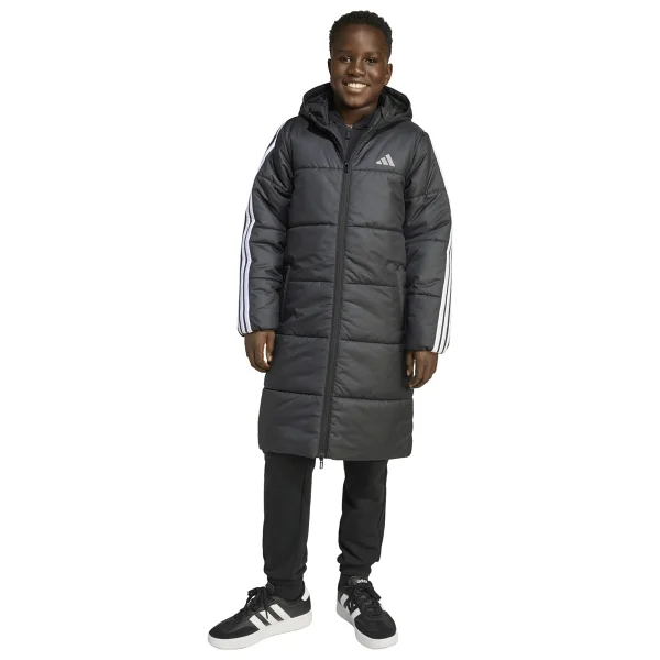 Adidas Siyah Kız Çocuk Mont Jw2484 J Long Coat - Görsel 7