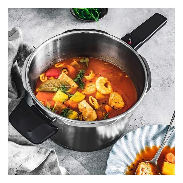 Fissler Vitaquick Glossy 6 Lt + 3.5 Lt Düdüklü Tencere - Görsel 4