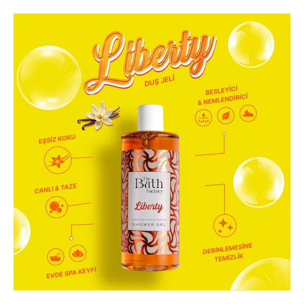 The Bath Factory Liberty Besleyici 400 Ml Duş Jeli - Görsel 2
