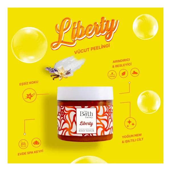 The Bath Factory Liberty 300 Gr Vücut Peeling - Görsel 2