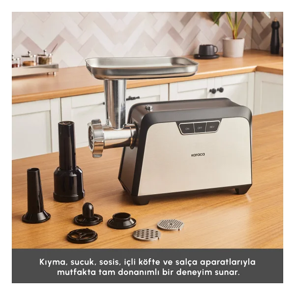 Karaca 2000 W Inox Kıyma Makinesi - Görsel 5