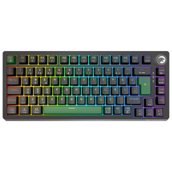 Gamepower Tirus He80 8K RGB Tkl Magnetic Switch Kablolu Oyuncu Klavyesi - Görsel 9
